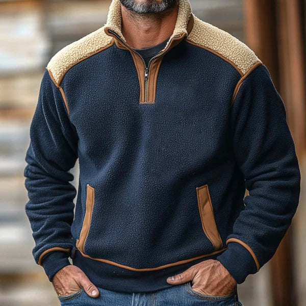 Jack Regular Fit Pullover | Stand-Collar Quarter-Zip Pullover - Image 2