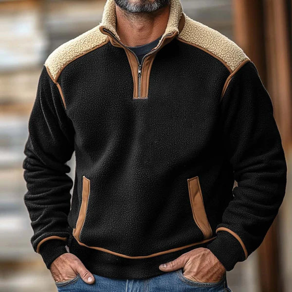 Jack Regular Fit Pullover | Stand-Collar Quarter-Zip Pullover - Image 3