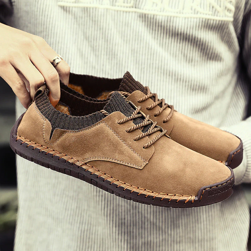Jack Low-Top Sneakers | Laced Knitted Collar Sneakers - Image 3
