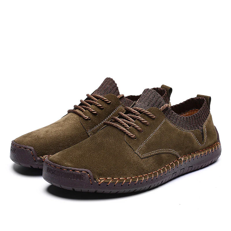 Jack Low-Top Sneakers | Laced Knitted Collar Sneakers - Image 6