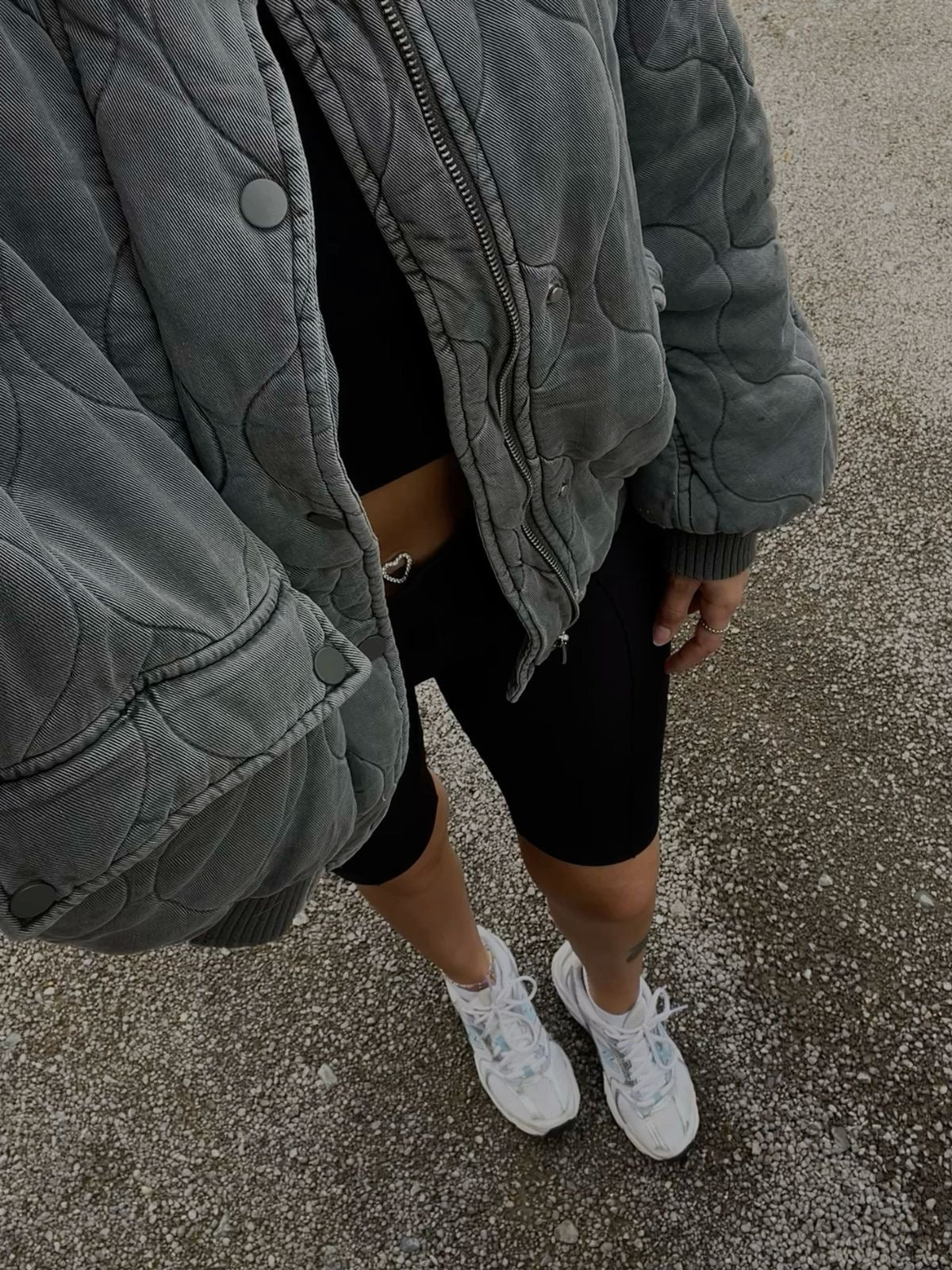 Women's Bomber Jacket - Padded Design - Ribbed Collar - Casual Comfort Fit - Image 7