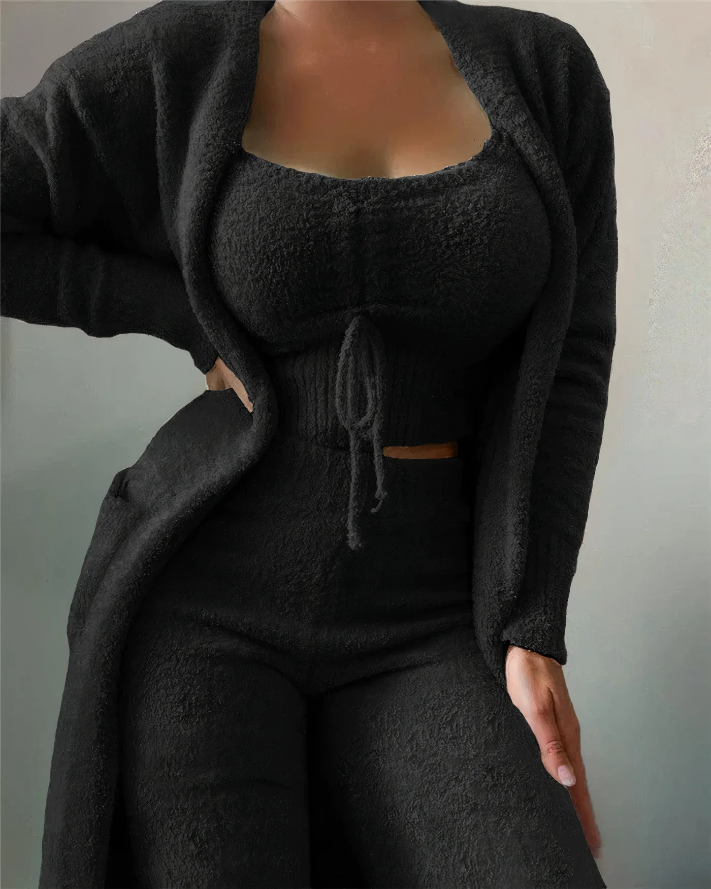 Jade | Winter 3-piece pajama set - Image 2