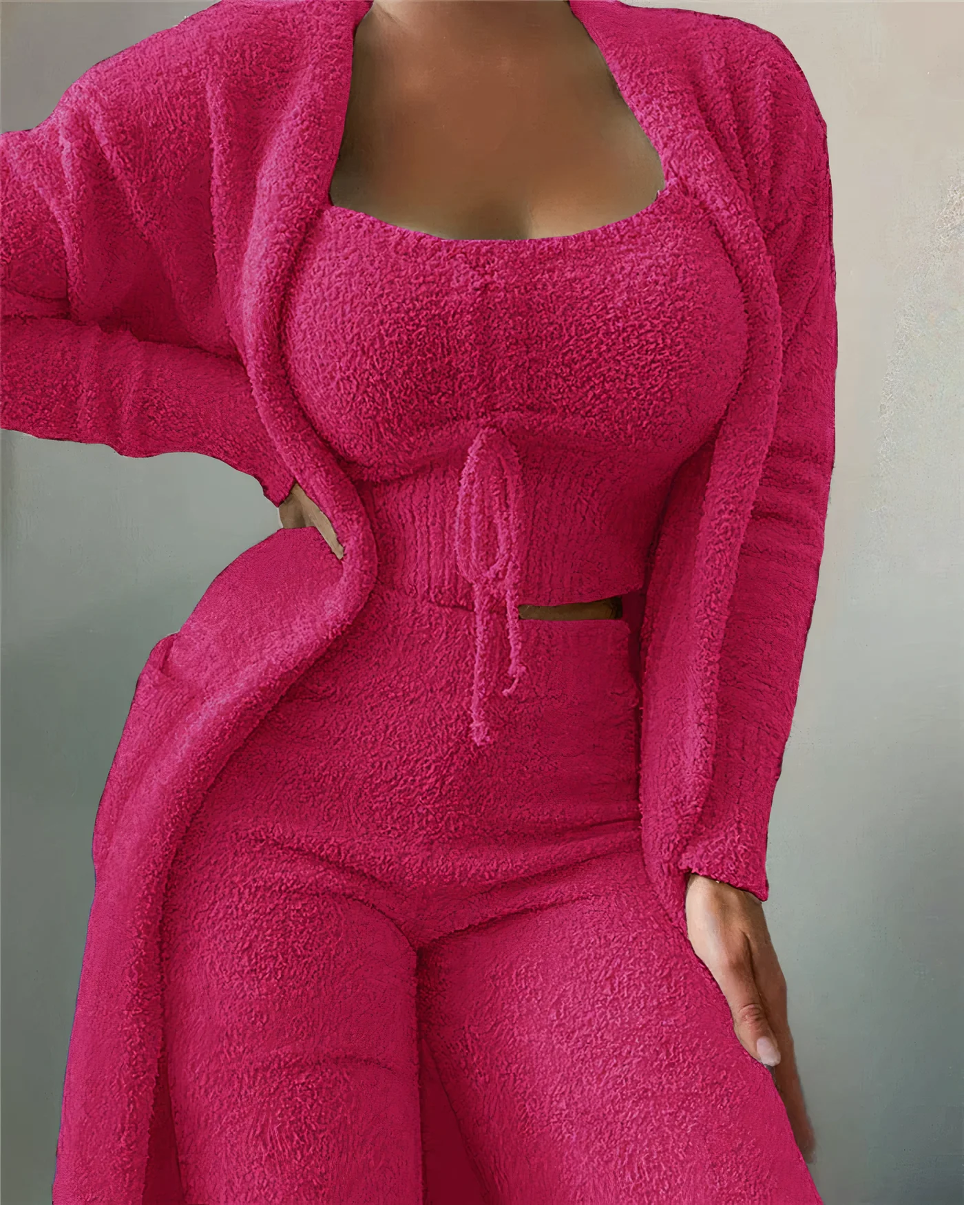 Jade | Winter 3-piece pajama set - Image 3