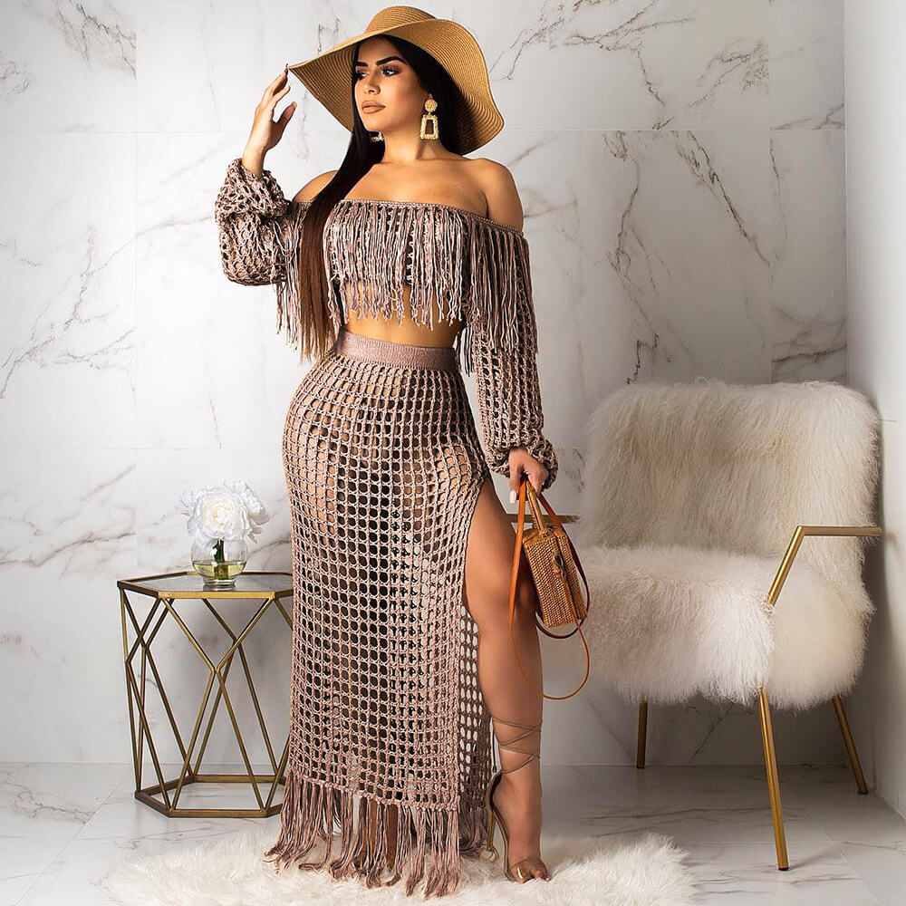 Jennifer | Two-Piece Crocheted Set - Image 3