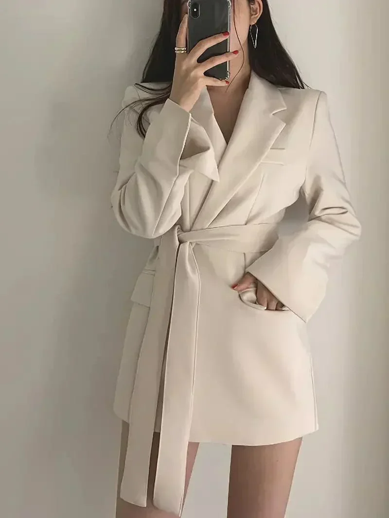 Jilliane | Elegant Short Blazer Dress - Image 12