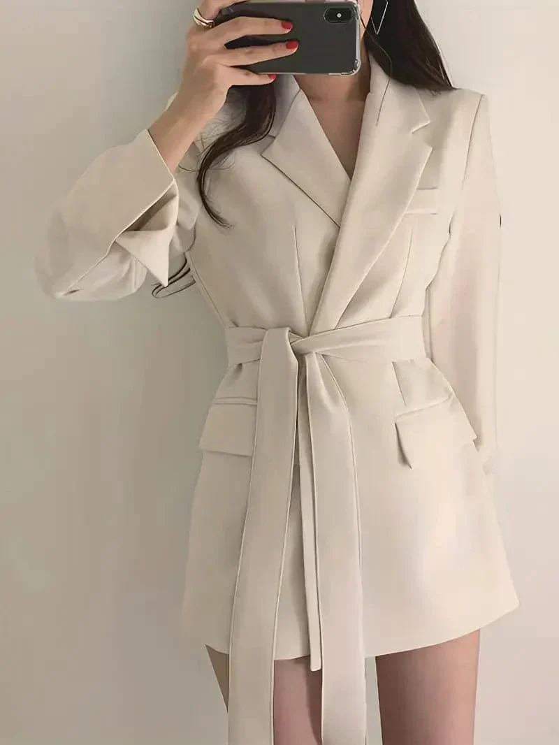 Jilliane | Elegant Short Blazer Dress - Image 2