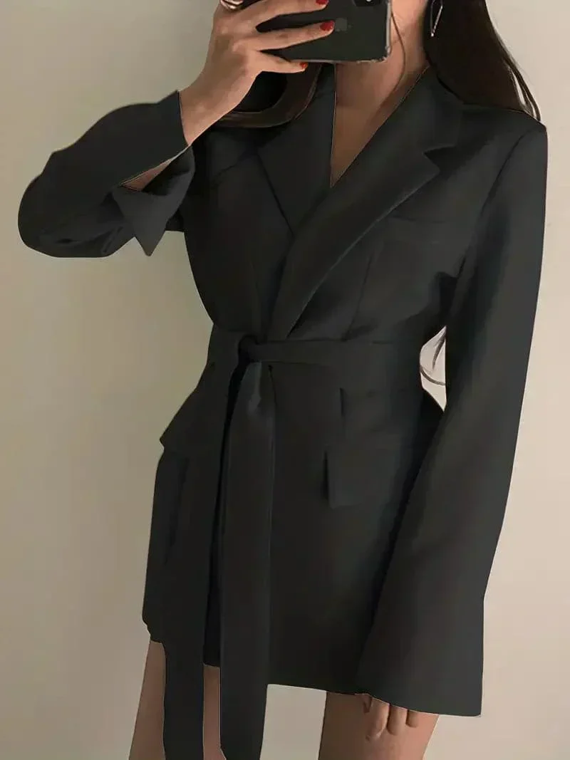 Jilliane | Elegant Short Blazer Dress - Image 4