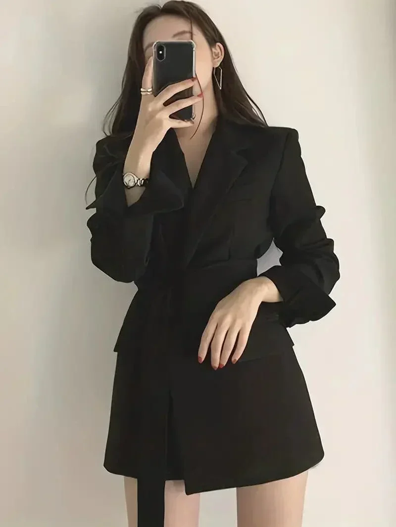 Jilliane | Elegant Short Blazer Dress - Image 6