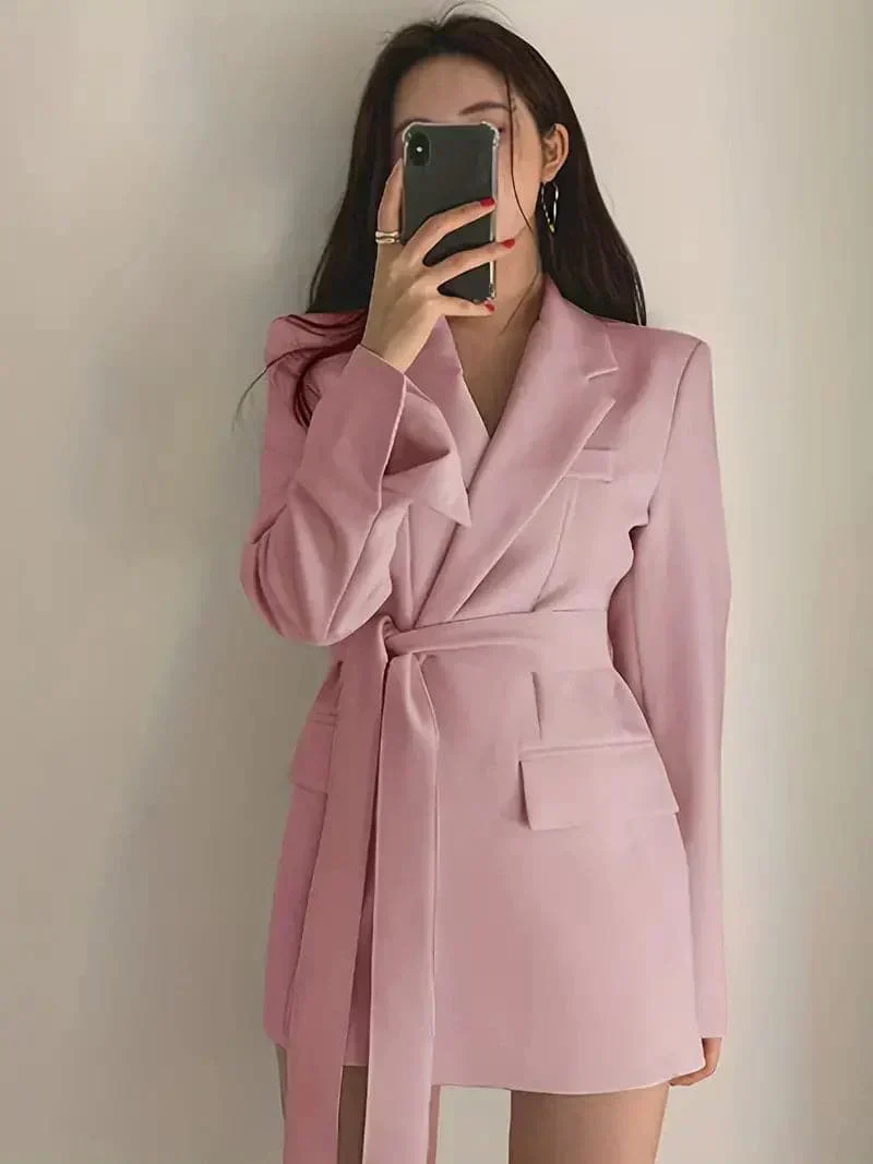 Jilliane | Elegant Short Blazer Dress - Image 7
