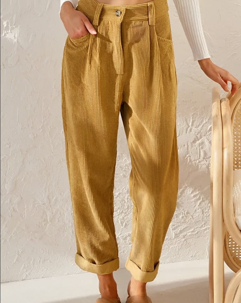 JULIA | Elegant corduroy trousers - Image 4