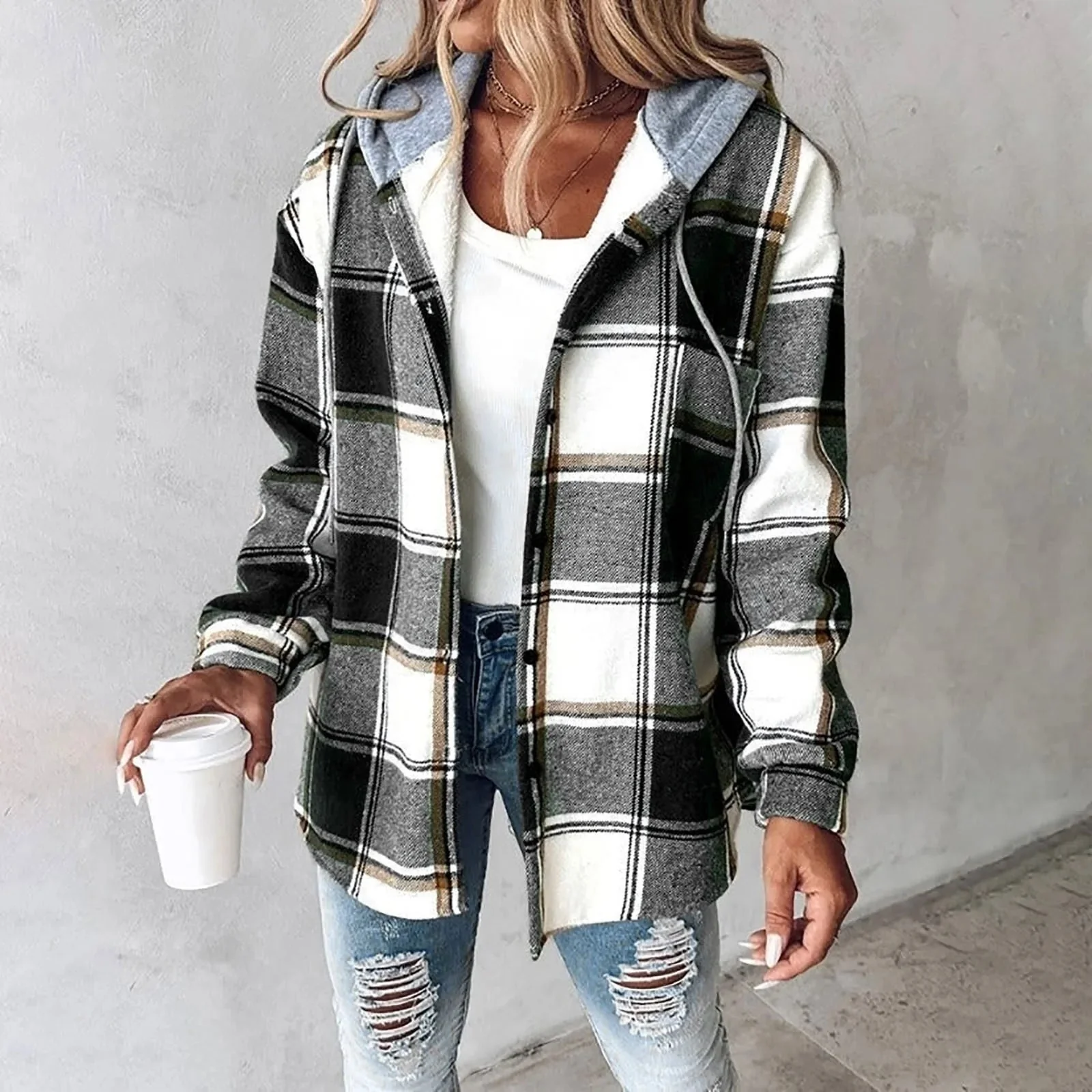 Modern Casual Checked Vest for Women - Image 3
