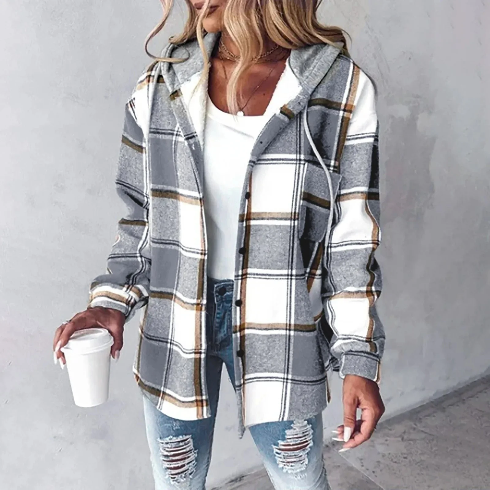 Modern Casual Checked Vest for Women - Image 4