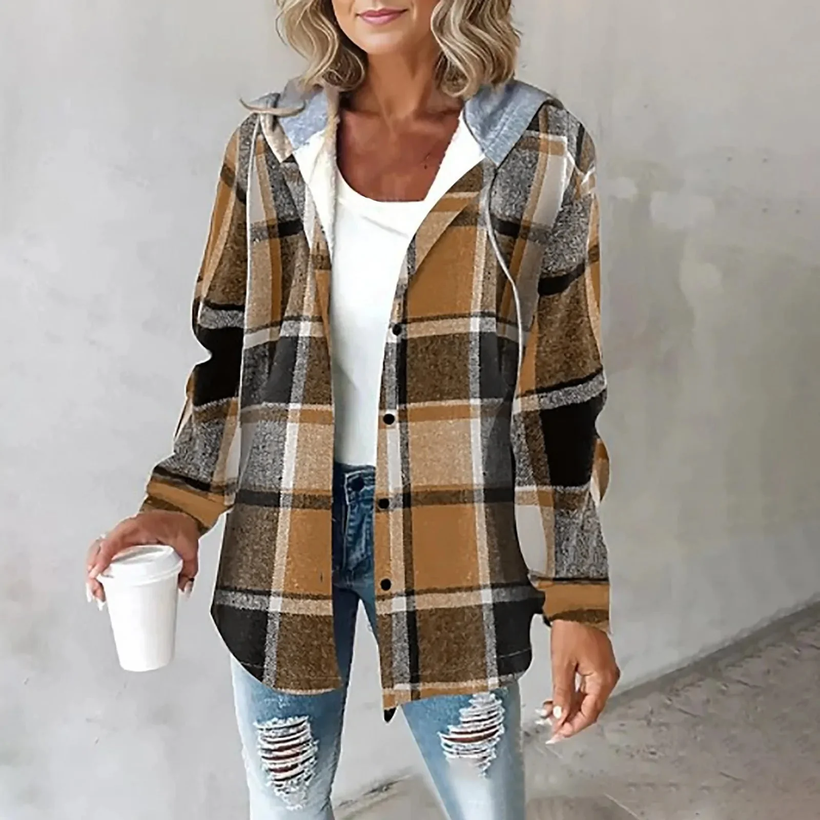 Modern Casual Checked Vest for Women - Image 5