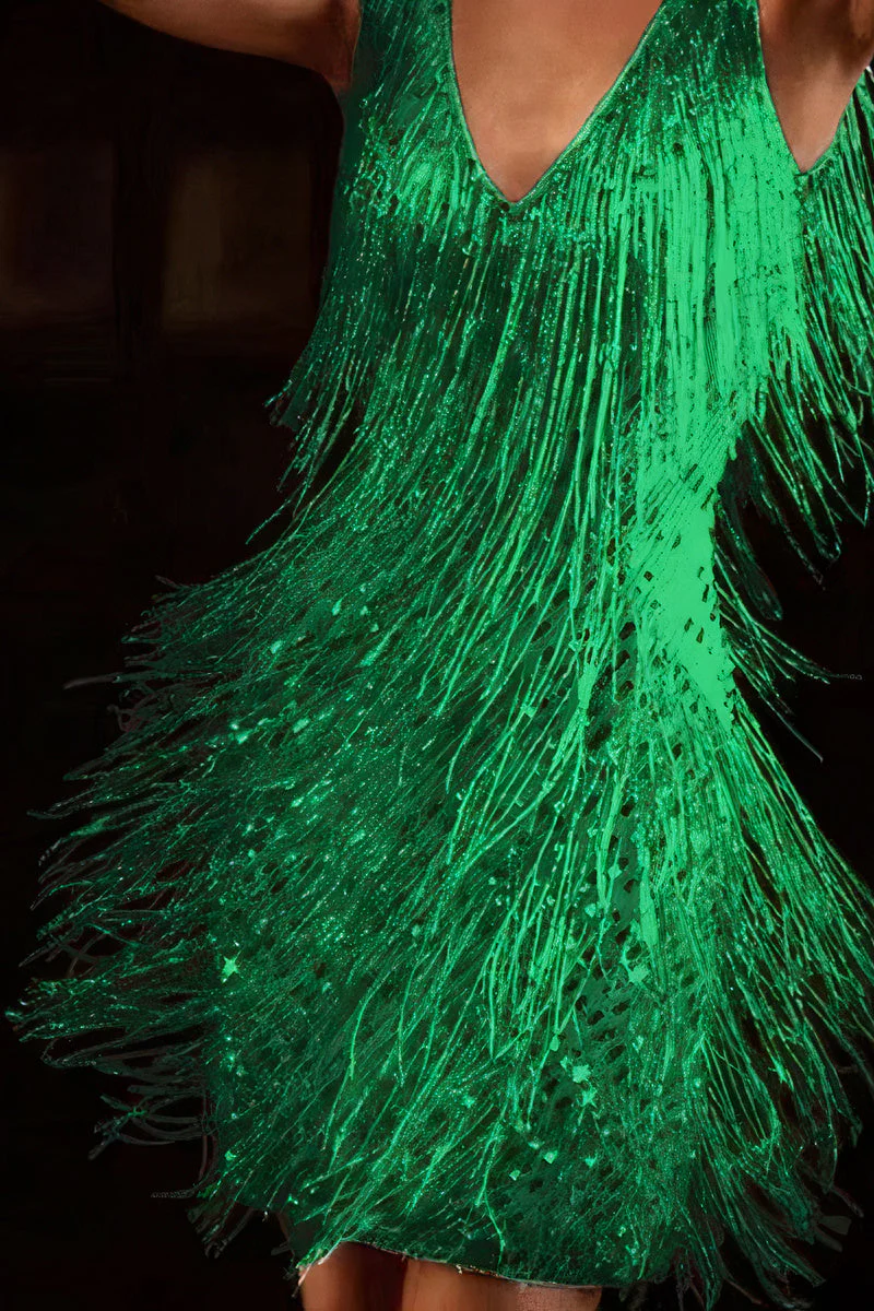 Kaira | Iridescent Tassel Dress - Image 4
