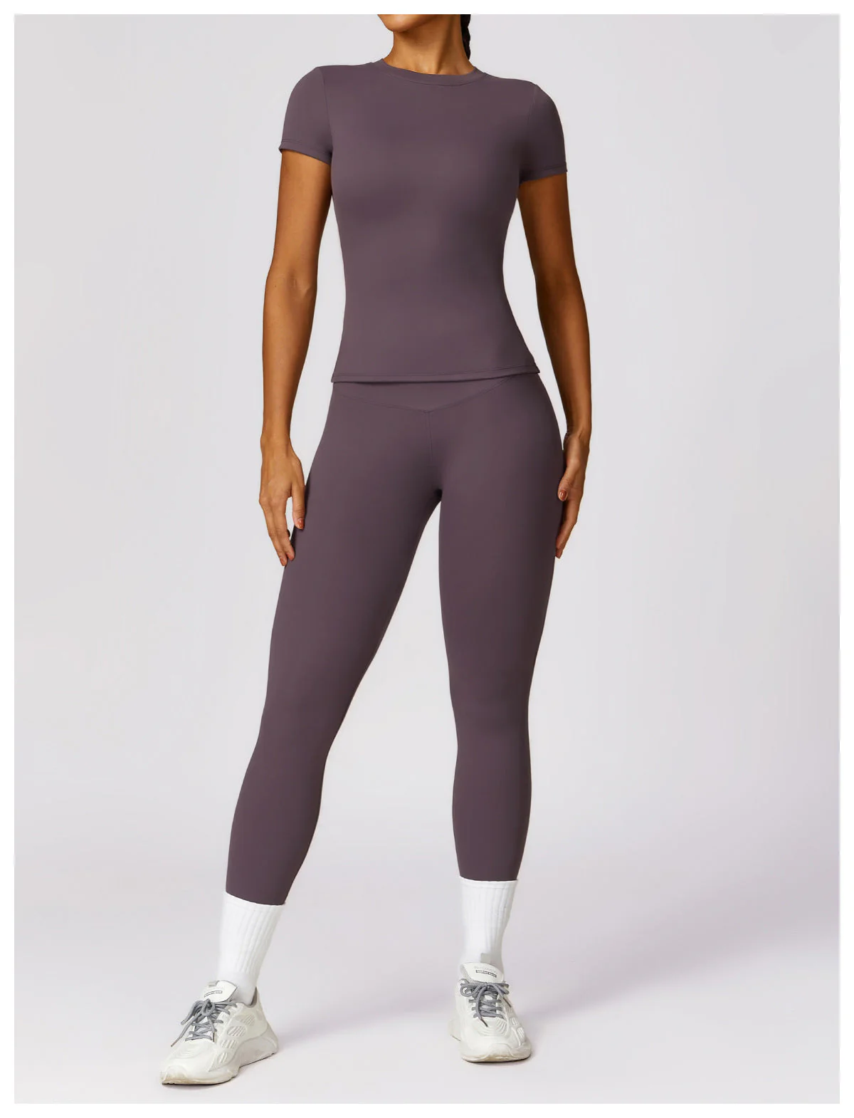 Kate | 2-Piece Shaping Gym Set with Short Sleeves - Image 21