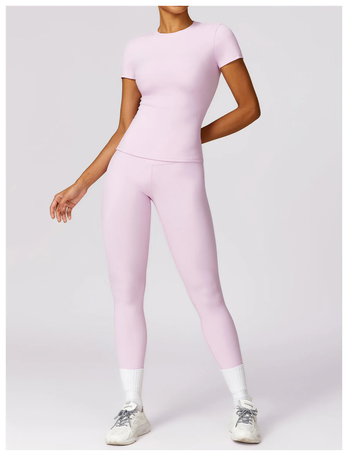 Kate | 2-Piece Shaping Gym Set with Short Sleeves - Image 4
