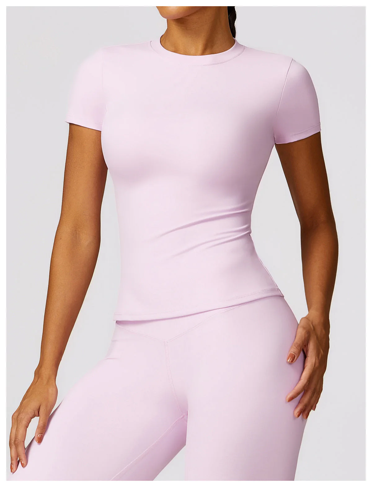Kate | 2-Piece Shaping Gym Set with Short Sleeves - Image 5