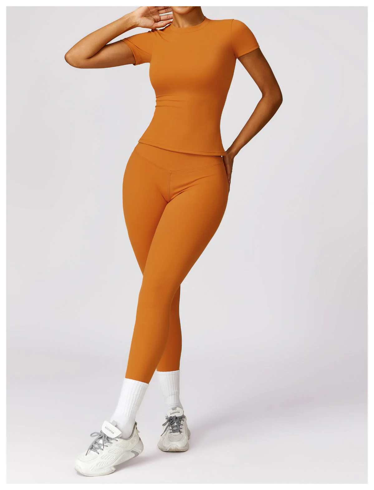 Kate | 2-Piece Shaping Gym Set with Short Sleeves - Image 7