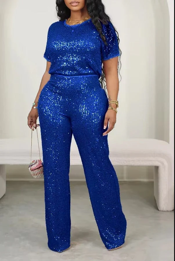 Khloe - Elegant Two-Piece Glitter Set - Image 4