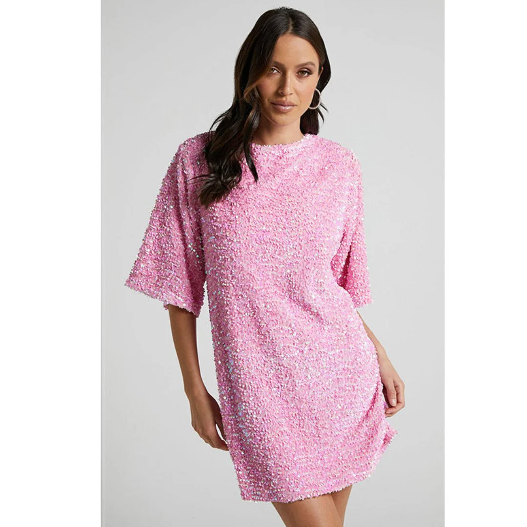 Kianne | Elegant Sequin Mini Dress for Women - Image 2