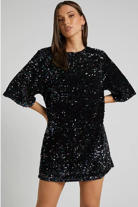 Kianne | Elegant Sequin Mini Dress for Women - Image 5