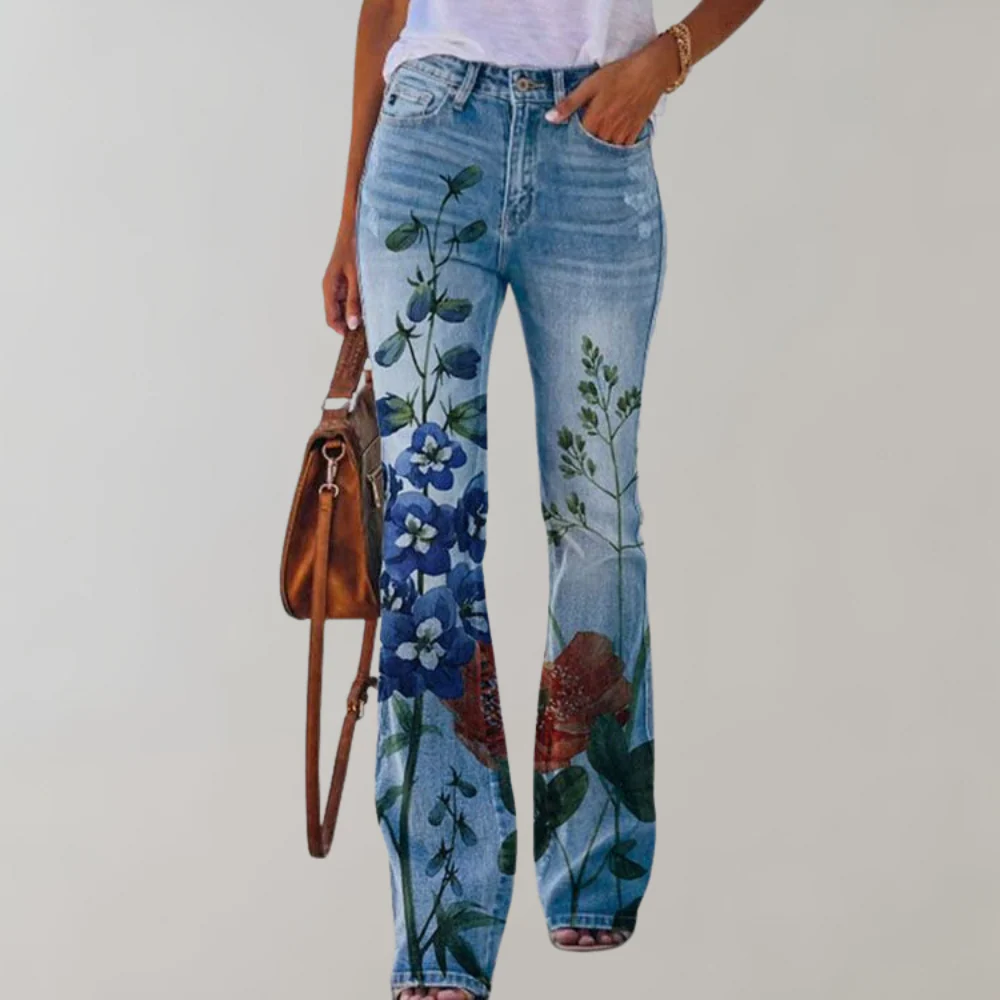 Kjellfrid - Flared women's trousers - Image 3