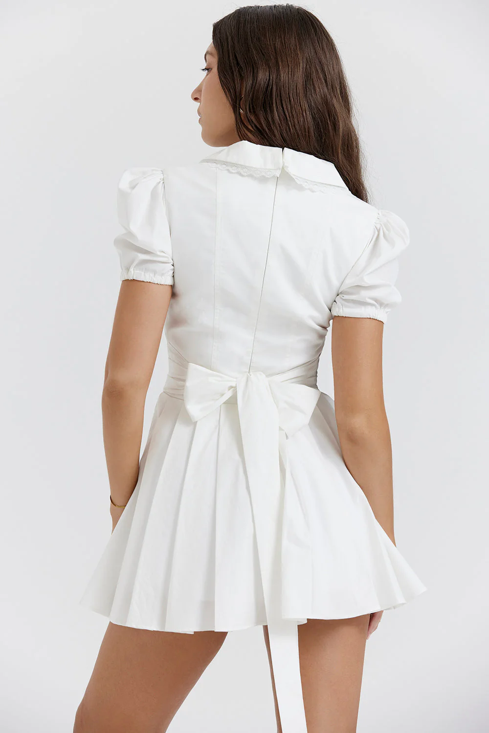 Classic Pleated Mini-dress - Image 2