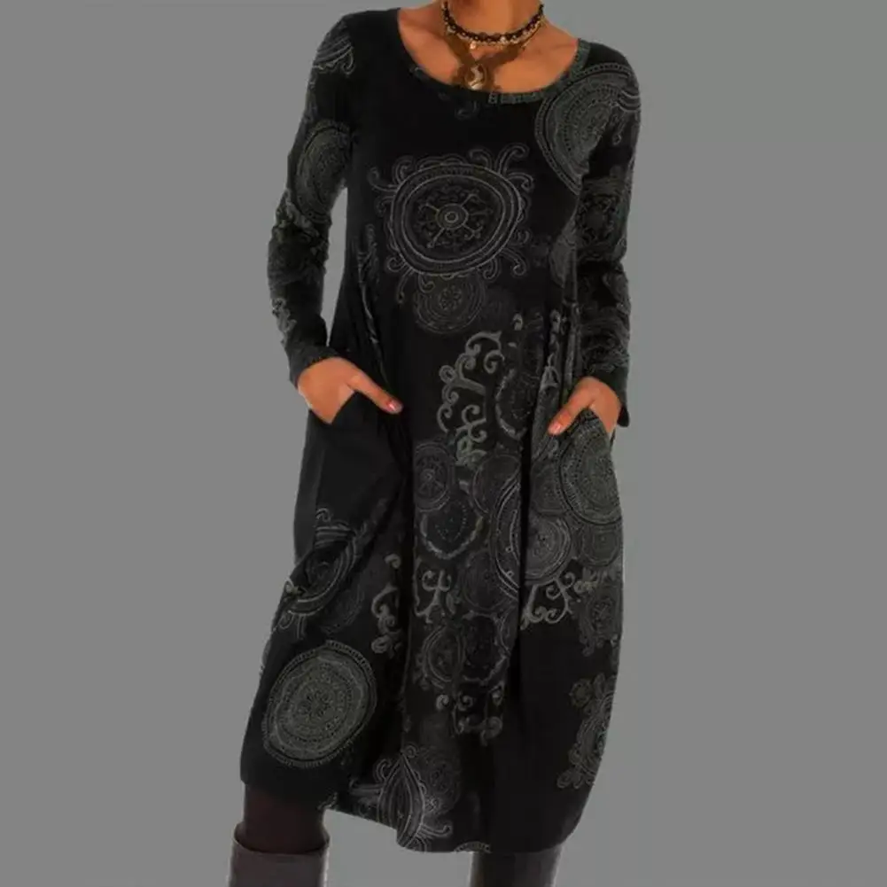 Kyla | Vintage Boho Midi Dress - Image 2
