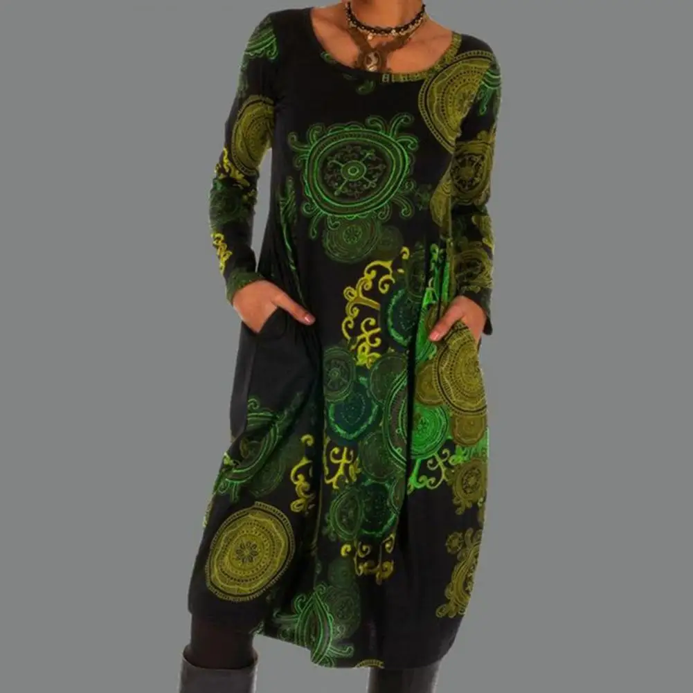 Kyla | Vintage Boho Midi Dress - Image 4