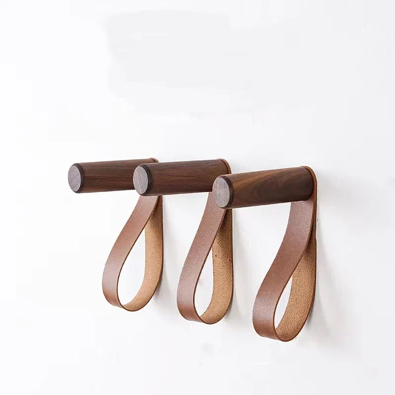 Modern Faux Leather Loop Wall Hanger - Image 2