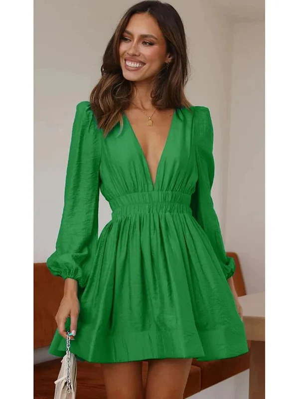 Laila - Elegant Short Dress for Women - Image 4
