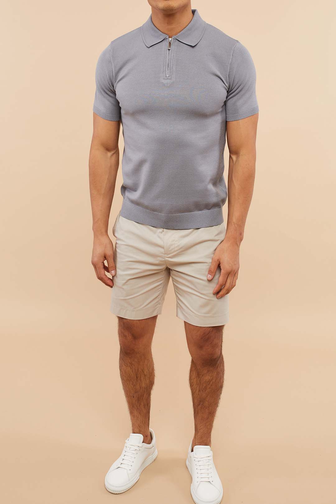 Lana | Knitted Half-Zip Polo - Image 3