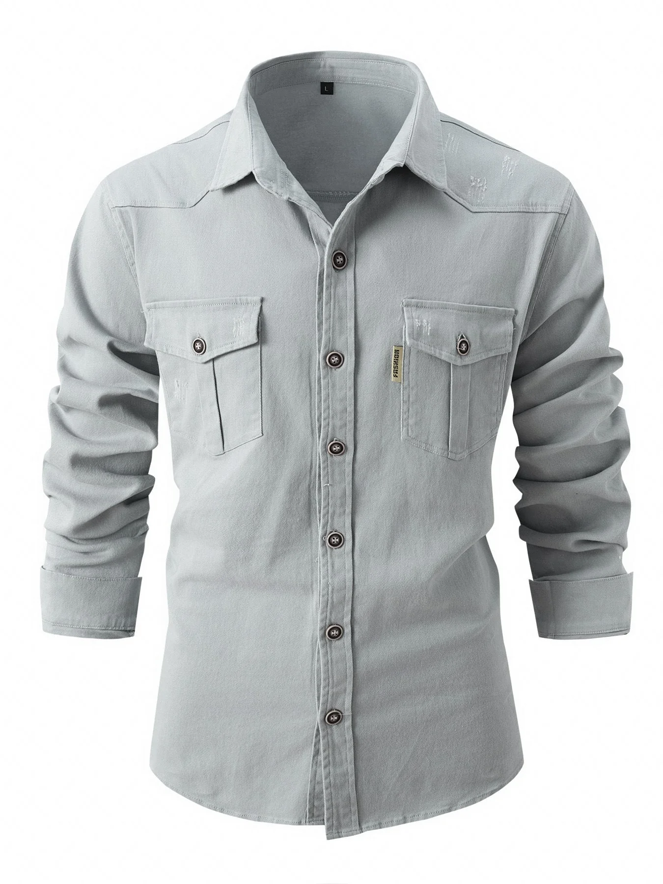 Long Sleeve Shirt - Zenda Casual Men's Shirt - Image 11