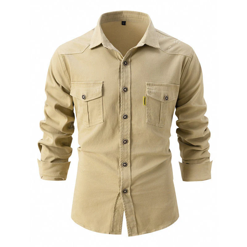 Long Sleeve Shirt - Zenda Casual Men's Shirt - Image 12
