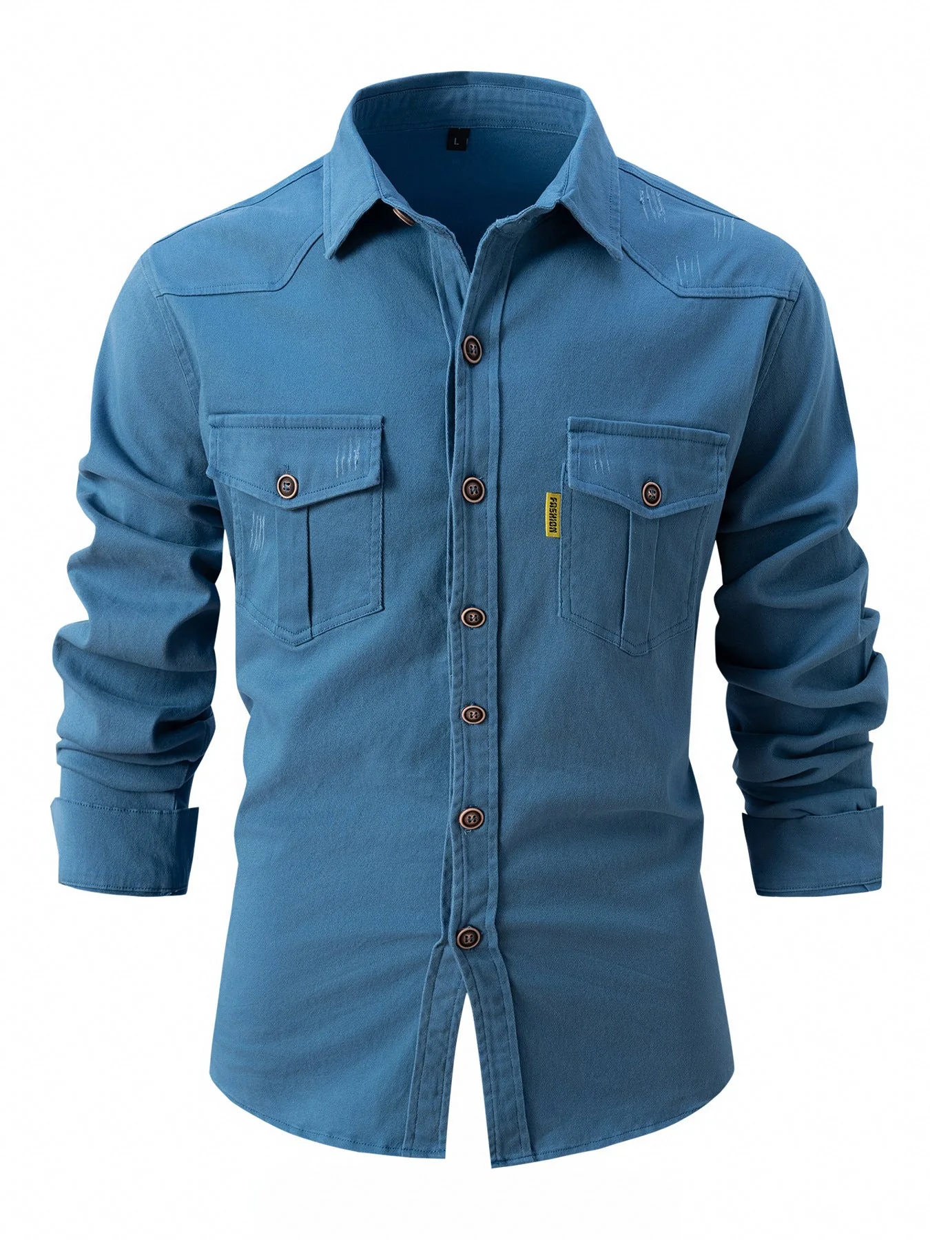 Long Sleeve Shirt - Zenda Casual Men's Shirt - Image 2