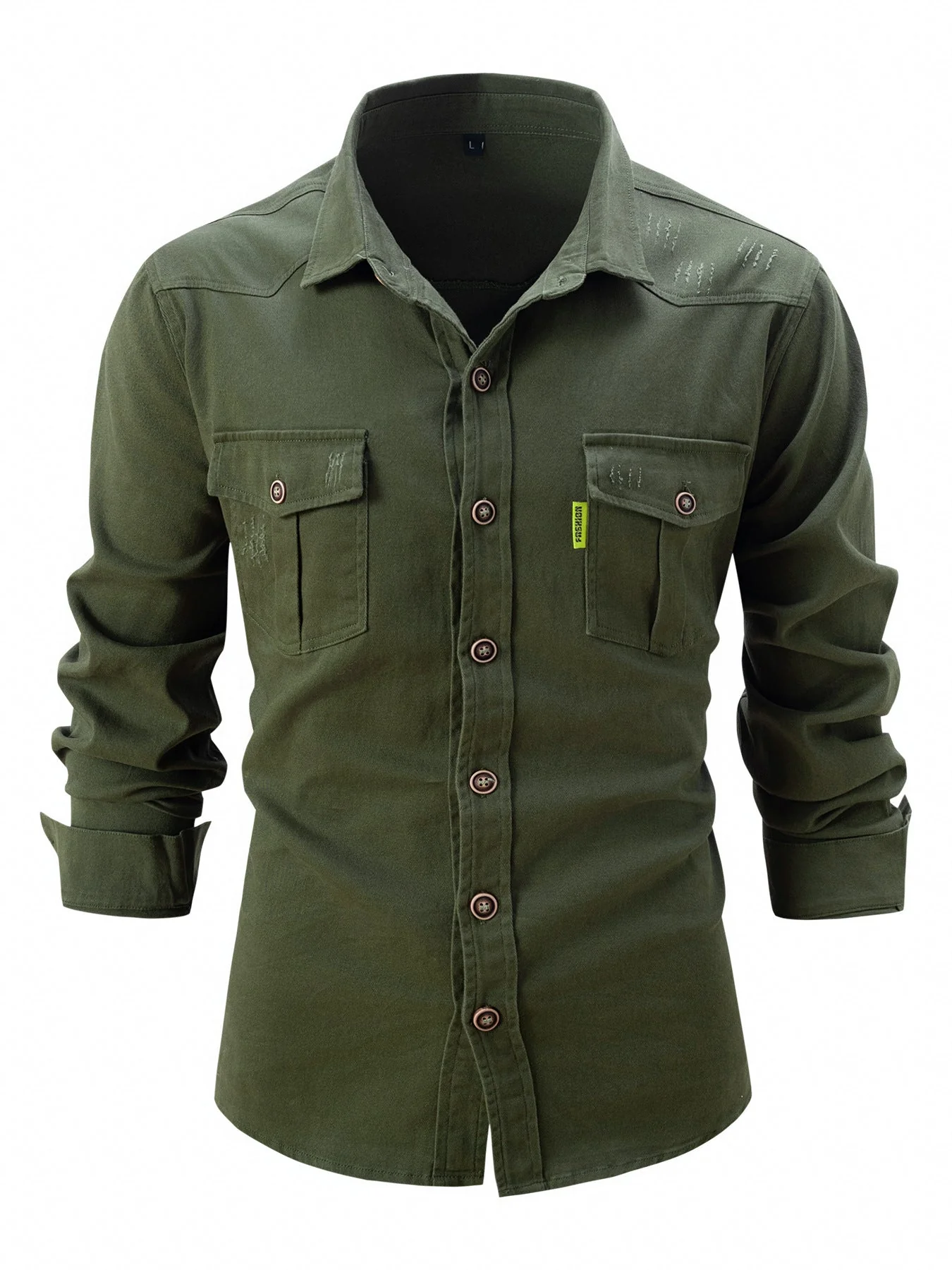 Long Sleeve Shirt - Zenda Casual Men's Shirt - Image 8