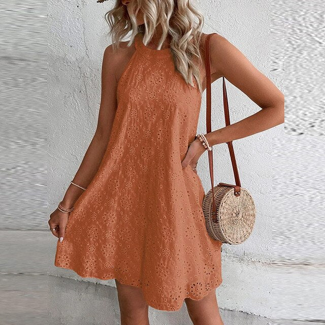 Lara - Elegant Sleeveless Summer Dress - Image 3