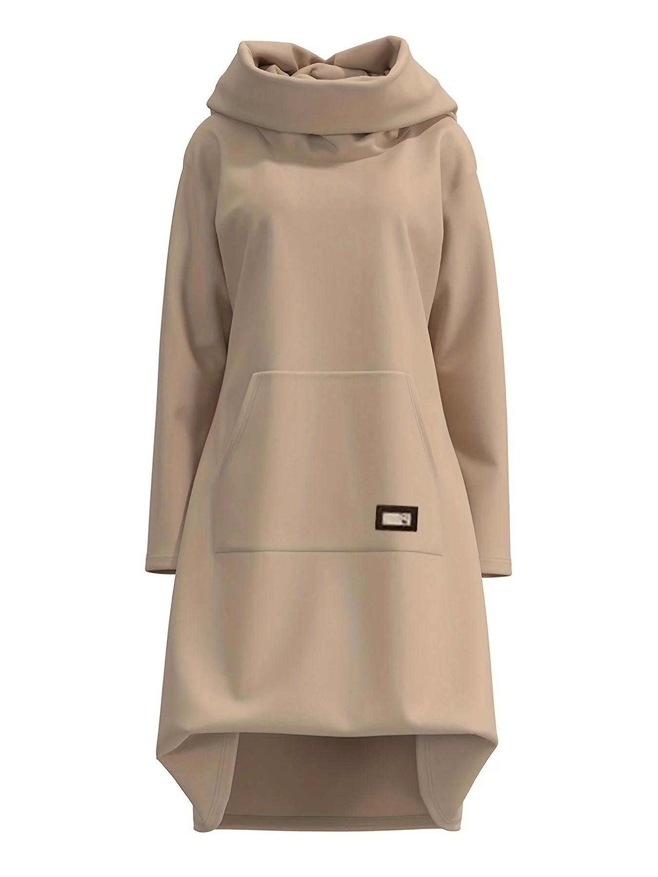 Laurel - Sweater dress with hood - Image 4