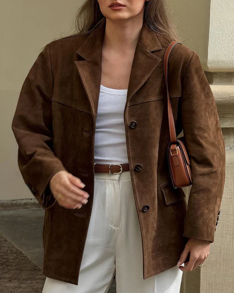 Layla | Suede blazer - Image 3