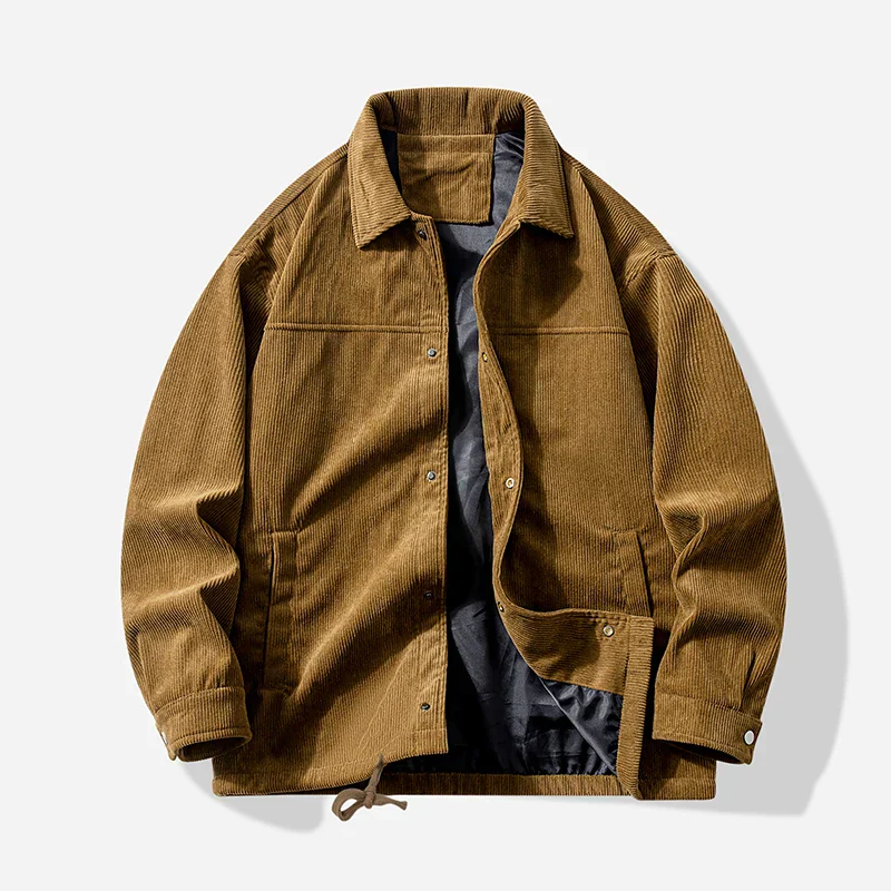 Leonardo Relaxed Fit Jacket | Collared Button Front Hip-Length Jacket - Image 2