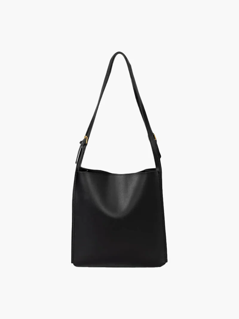 Leather women's shoulder bag - casual everyday bag - Image 2
