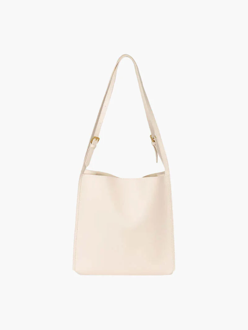 Leather women's shoulder bag - casual everyday bag - Image 3