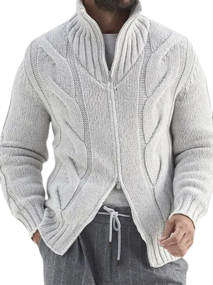 David | Turtleneck Knitted Vest - Image 2