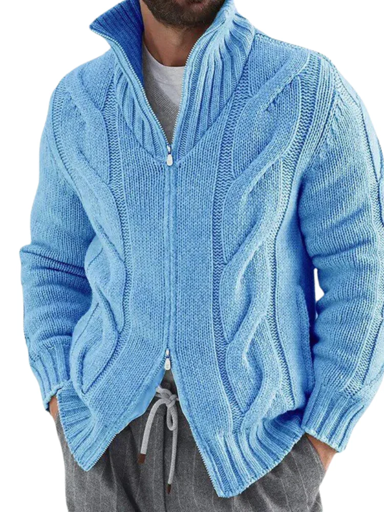 David | Turtleneck Knitted Vest - Image 3