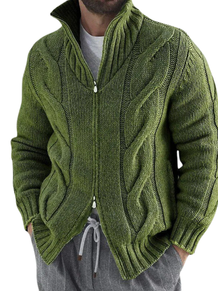 David | Turtleneck Knitted Vest - Image 4