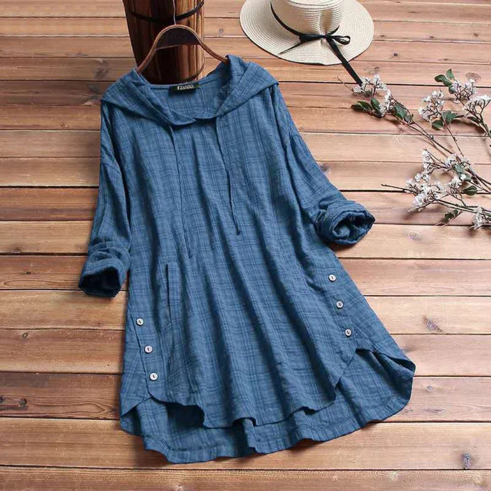 Liana | Comfortable Tunic with Hood - Image 4