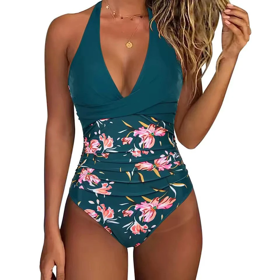 Ladies Swimsuit - Halter Neck - Twist-Front Design - High Waist - Comfortable & Stylish - Image 12