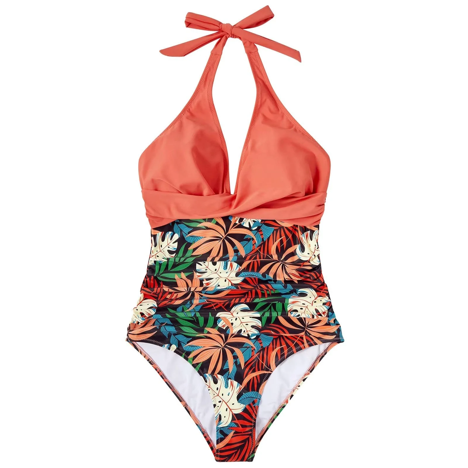 Ladies Swimsuit - Halter Neck - Twist-Front Design - High Waist - Comfortable & Stylish - Image 15