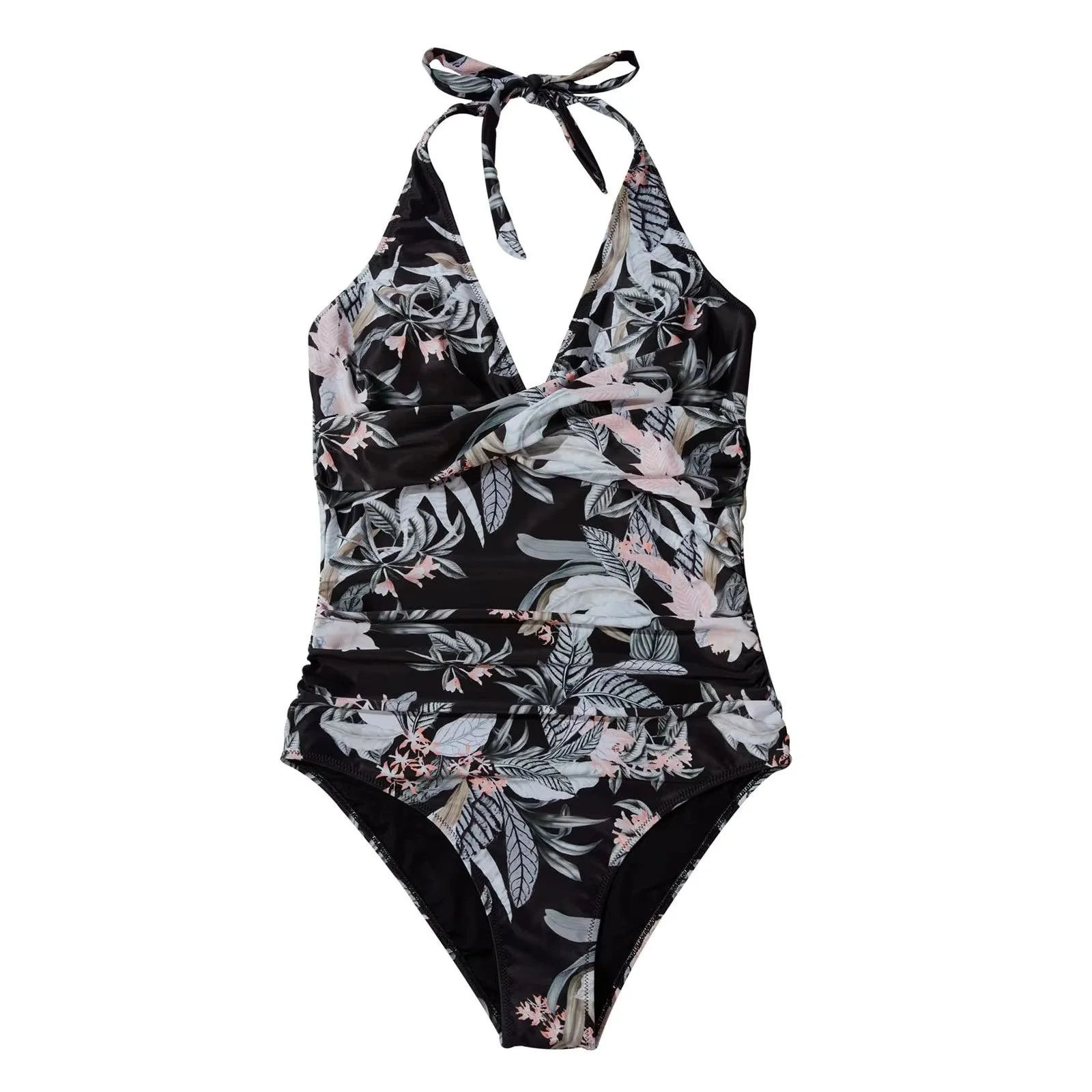 Ladies Swimsuit - Halter Neck - Twist-Front Design - High Waist - Comfortable & Stylish - Image 16