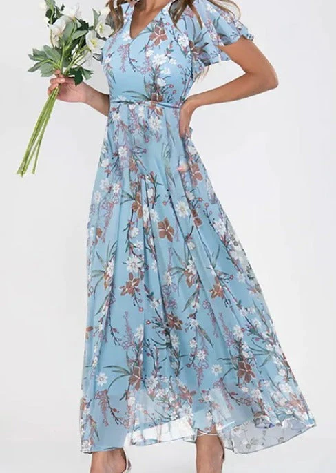 Lilia | Elegant Floral Midi-dress - Image 3